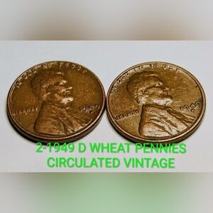 1949 D Wheat Pennies